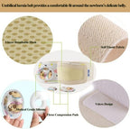 Umbilical Hernia Belt Baby Belly Button Band Infant Belly Wrap Truss Abdominal Binder for Children Kids Support Adjustable Navel Belly Band Newborn Umbilical Cord 15-20 inch