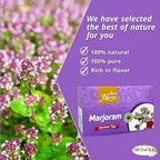 Harraz Natural Drink Herbal Marjoram Herbal Tea Bags Herbal Herb Herbs Non Gmo No Additives No Artificial Coloring Kosher Halal (25 Tea Bags) الحراز بردقوش حلال