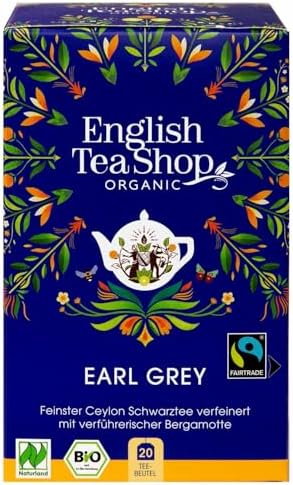 English Tea Shop Earl Grey Fairtrade & Organic 20 Sachet Tea Bags