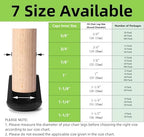 7/8" Chair Leg Tips Caps, Non-Slip Rubber Leg Tips, Stool Leg Protectors Cap, Folding Metal Chair Leg Tip Replacement, Chair Leg Floor Protectors Round Black, 12 Pack