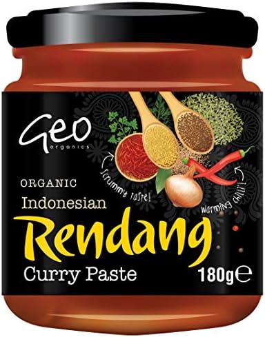 Geo Organics Indonesian Rendang Curry Paste 180g (Pack of 6)