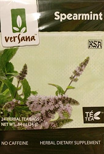 Versana Herbal Tea 24 Tea Bags (Pack of 2) (Spearmint Tea)