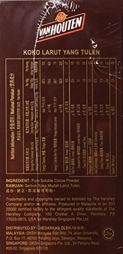 Van Houten the Original Cocoa Powder 12.3 Ounce (350g)