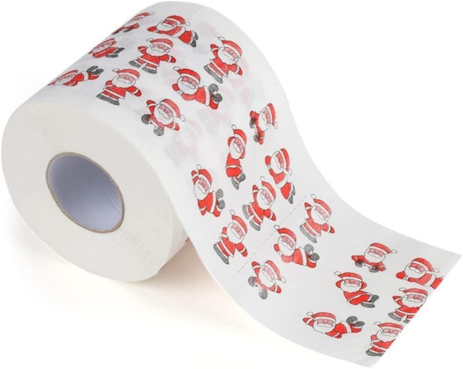 Christmas Decor, Christmas Toilet Roll Paper Home Santa Claus Bath Toilet Roll Paper Christmas Supplies Xmas Decor Tissue Xmas Supplies