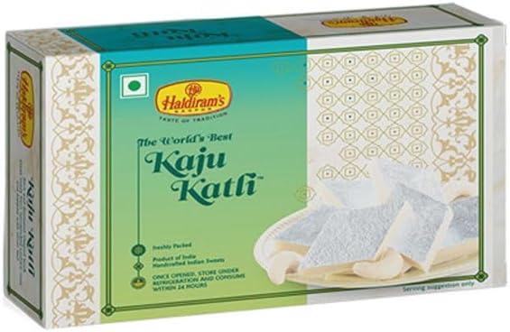 Haldiram's Nagpur Kaju Katli, Badam Katli, Mini Kaju Katli (Pack of 3-250 gm Each)