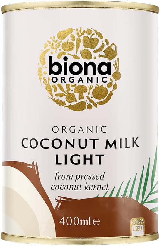 Biona Organic Light Coconut Milk 400 ml (Pack of 6)