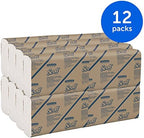 Scott Professional Essential C-Fold Folded Paper Towels, Bulk (06041), Low Wet Strength, White (200 Sheets/Pack, 12 Packs/Case, 2,400 Sheet Total)