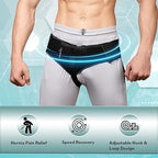 Wonder Care-Single Left/Right Inguinal Hernia Belt for Men Support Brace - Truss Brace with 1 Removable Compression pad and Adjustable Groin Strap- Comfort Truss Hernia Belt