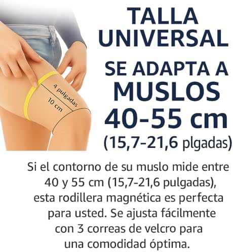 COPPER HEAL Magnetic Knee Brace – Copper-Infused Compression Sleeve for Pain Relief, Support & Recovery – Adjustable Knee Brace for Men & Women