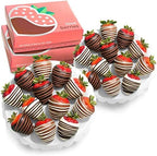 A Gift Inside 24 Dark, Milk & White Delight Chocolate Covered Strawberries