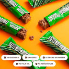 Barebells Vegan Protein Bars Hazelnut-Nougat & Peanut Caramel - 24 count, 15g of Plant-Based High Protein Treats - Chocolate Nutrition Bar with 1g Total Sugar - On The Go Breakfast or Post-Workout