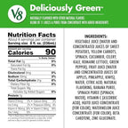 V8 Deliciously Green 100% Fruit and Vegetable Juice, 46 fl oz Bottle