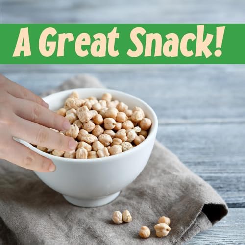 Sincerely Nuts Roasted and Salted Chickpeas (2 LBS) Plant-Based Protein-Garbanzo Beans-Great Snack or Side Dish Alternative-Vegan, Kosher & Gluten-Free-Unrivaled Freshness-Irresistibly Tasty