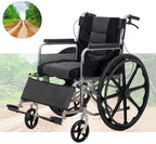 24 Inch Rear Wheels for Manual Wheelchair Replacement Wheel, 24 x 13/8 Solid Non-Inflatable Anti-Slip Tire, Integrally Formed Wheel, with 1/2" Bearing (1 Set of 2)
