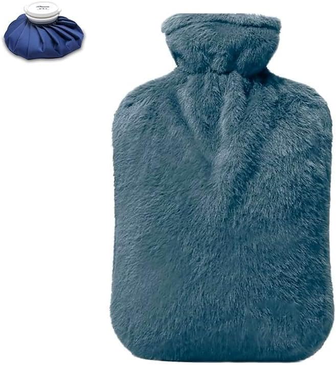 BICAREE Ice Pack for Injuries Reusable and Hot Water Bag with Cover for Pain Relief