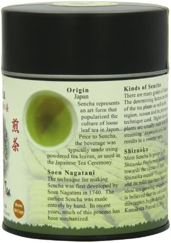The Tao of Tea, Sencha Green Tea, Loose Leaf, 3.5 Ounce Tin