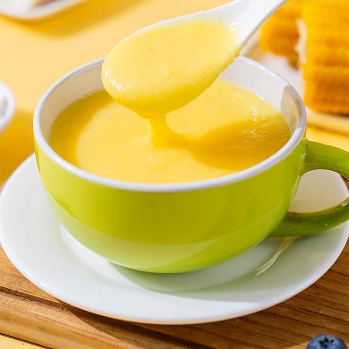 Corn Soup Powder Chinese Can，chinese food，Yam and Pueraria Corn Powder，Ready-To-Eat Breakfast Porridge, 21Oz, 600g