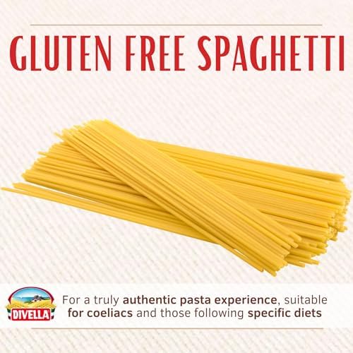 Divella Gluten Free Spaghetti, 16 oz. (Pack of 3) - Authentic Italian Gluten Free Pasta Made with Maize and Rice Flour, Perfect 'Al Dente' Texture for Every Dish