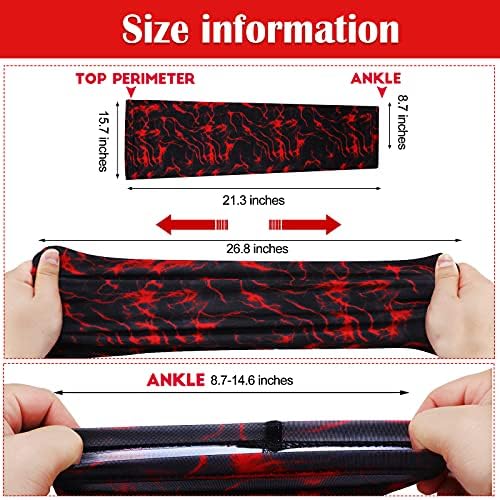 Tatuo Leg Sleeves Compression Long Knee Sleeve UV Protect for Men Women Sport Basketball Football