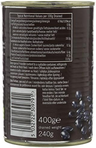 Biona Organic Black Beans in Water 400g - Pack of 6