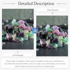 SUNYIK Natural Raw Stones Rough Rock Crystals for Tumbling,Cabbing,Assorted Stones,1pound(about 460 gram)