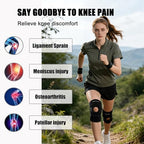 Knee Brace for Women and Men – Compression Knee Sleeve for Meniscus Tear, ACL, Arthritis Pain Relief, Knee Pain Support with Patella Pad for Fast Recovery & Optimal Support，tendonitis, running, squats, fitness, and sports injury rehabilitation .