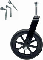 Wheelchair Accessories Caster Assembly With Aluminum Front Fork,Suitable For Installing 8 Inch Solid Casters.Widely Used In Most Manual Wheelchairs K1,K2,K3,K7...Black(1 Ea)