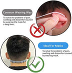 4 Pcs Mask Strap Extender, Anti-Tightening Mask Holder Hook Ear Strap Accessories Ear Grips Extension Mask Buckle Ear Pain Relieved Four Colours