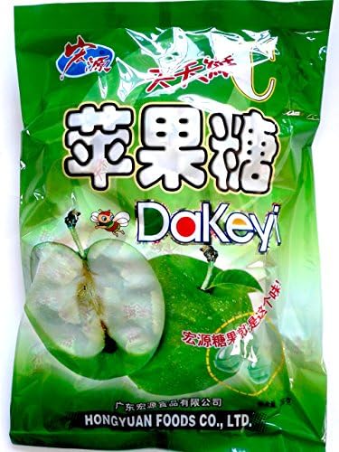 Hong Yuan Green Apple Classic Series Dakeyi Candy 12.3 Oz 350 G