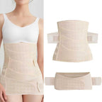 2 in 1 Postpartum Belly Wrap C Section Recovery Belt Support Recovery Belly/Waist/Pelvis Belt Girdle Support Recovery Corset Wrap after Birth Abdominal Binder Body Shaper for Women (SIZE L)