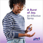 PURELL Hand Sanitizer Spray, Infused with Essential Oils, Lavender and Verbena Scent, 2 fl oz Travel-Size Bottle (Pack of 6) – 2024-04-EC