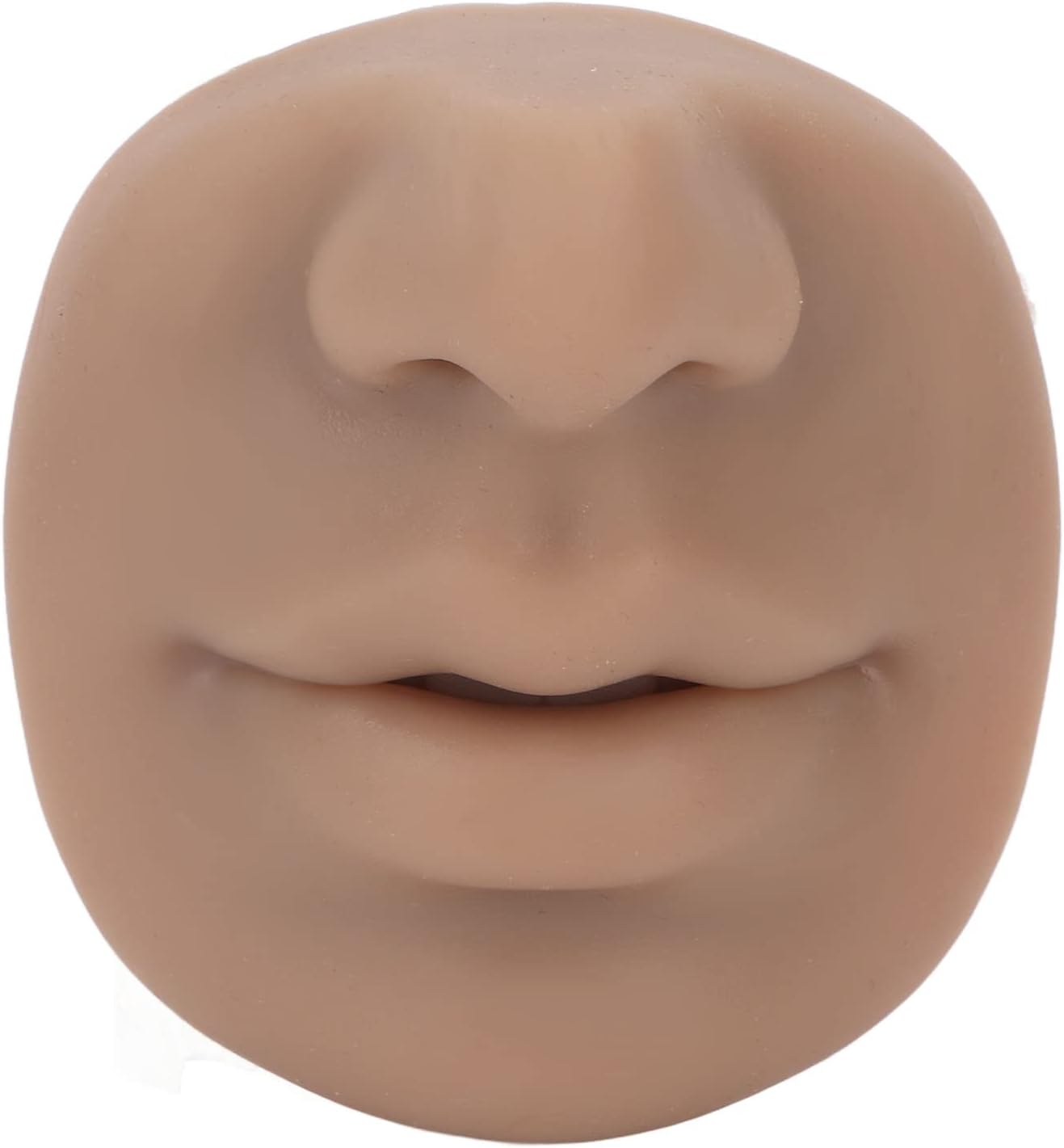 Silicone Nose Model, Soft Silicone Lip Piercing Model, Practice Skin, Realistic Fake Nose, Piercing Face Model for Jewelry Display & Makeup Tattooing & Piercing Practice Body
