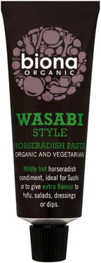 Biona Organic Wasabi Style Horseradish Paste (50g) - Pack of 6