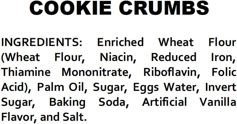 Bakerdale Cookie Crumbs for Crust, Garnish, and Toppings, 20 ounce pouch