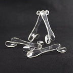 Dental Orthodontic Clear Teeth Intraoral Mouth Lip Retractor Photography Opener - 4pcs Flat Retractors