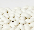 White Jordan Almonds by Its Delish, 10 LBS Bulk | Sugared Almond Nut with Sweet Hard Candy Coating - Bulk Wedding Favors, Bridal and Baby Showers, Party Buffets - USA Made, Vegan & Kosher