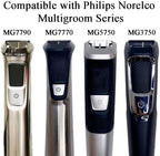 Replacement Trimmer Head Mini Foil Blade Cutter Compatible with Philips Norelco Shaver Multigroom Model MG7750,MG7770,MG7790,MG7791,MG3750,MG5750,BT5511 Shaver Attachment Replacement Part