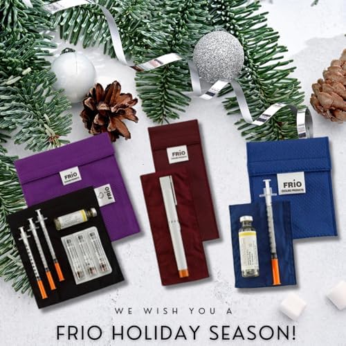 FRIO Cooling Wallet - Insulin Cooler for 45+ Hours of Stress Free On The Go - Blue - Duo