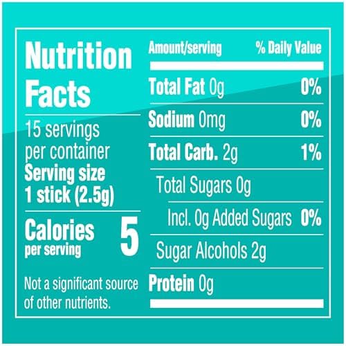 EXTRA Polar Ice Chewing Gum Packs, Sugar Free Gum in Bulk with Strong Mint Flavor for Freshening Breath, 15 Sticks (10 Pack) for Long Lasting Freshness