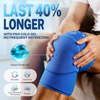 Knee Ice Pack Wrap Sleeve Thickened Core for Knee Pain, Targeted Swelling Relief During Recovery, Soft Flexible Gel, No Slip Compression Fit, Reusable Hot Cold Therapy for Post Activity, L