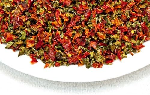 Mother Earth Products Dehydrated Mixed Bell Peppers Jar, 9 Ounce (Pack of 1)