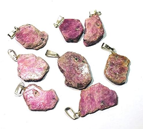 Ruby Single Pendant Crystal Healing Fashion Jewelry Gift Wellness Peace Power Metaphysical Gemstone Positive Energy Health Wealth Handcrafted Accessory