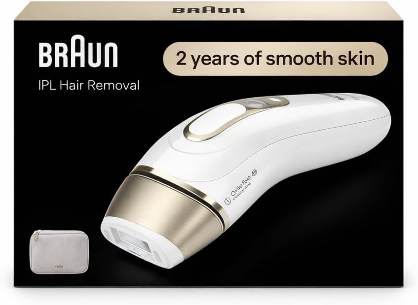 Braun IPL, Silk·Expert Pro 5, IPL Hair Removal for Women and Men, Permanent Laser Hair Reduction At-Home, 1 Head, IPL5100