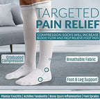 CompressionZ 30-40 mmHg Compression Socks for Women & Men | Knee-High Support Stockings Travel, Nurses and Athletes
