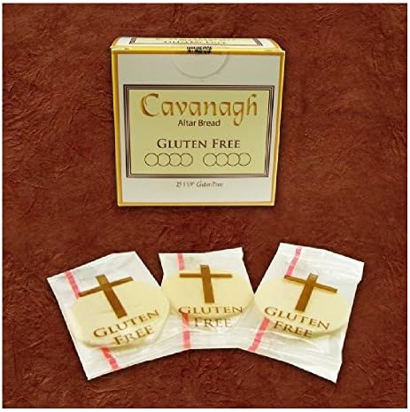 Gluten Free 1 3/8" Diameter (35mm) Altar Communion Bread 25 Count Boxed Individually Wrapped