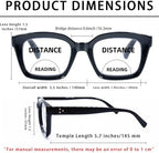 HIYANJN Bifocal Reading Glasses For Women Men Blue Light Computer Readers Clear Top Transition Ladies Eyewear