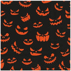 IHR Ideal Home Range Cocktail Napkins Disposable 3-Ply Paper Party Napkin Pack, 5" x 5", Pumpkin Smiles, 20-Count