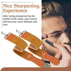 Straight Razor Strop Leather Sharpening Strap Barber Leather