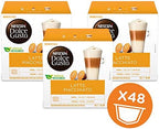 Nescafe Dolce Gusto Coffee Pods, Latte Macchiato, 16 capsules, Pack of 3