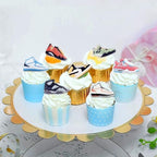 40Pcs Edible Sneaker Birthday Cupcake Toppers Multi-Styles Popular Sneakers Cupcake Picks Drink Topper for Sneaker Party Sport Shoes Baby Shower Sport Boys Funny Birthday Party Cupcake Decorations
